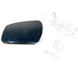 Ford Focus Mondeo Mk3 Fits Wing Door Passenger Side Mirror Electrıc Glass Heated