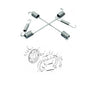 Rear Brake Shoe Fitting Kit Springs Fits Fiat Ford Lancia 4387350