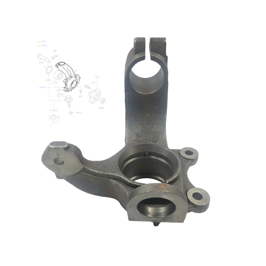 Hub Knuckle Front Left Side Fits Ford Transit Connect 2002 to 2013  1439609