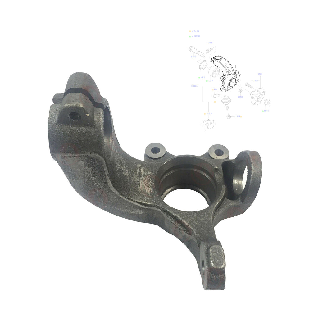 Hub Knuckle Front Left Side Fits Ford Transit Connect 2002 to 2013  1439609
