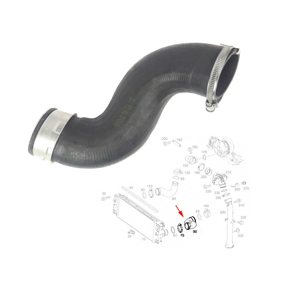 TURBO INTERCOOLER CHARGER INTAKE HOSE FITS MERCEDES SPRINTER, A9065281182
