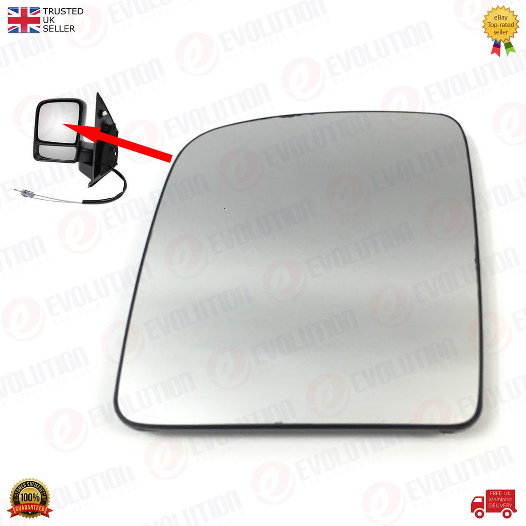 LEFT SIDE WING MIRROR HEATED GLASS FOR TRANSIT CONNECT 2002 to 2009 4440217