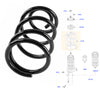 Ford Transit MK7 Front Rh Or Lh Suspension Coil Spring 1504814