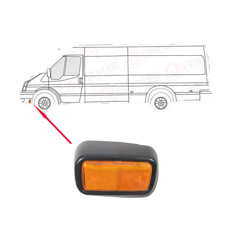 Ford Transit MK6 MK7 Lwb Jumbo Front Bumber Left End Fog Reflector 4088904