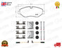 FRONT BRAKE PADS SET FITS MERCEDES SPRINTER,VW CRAFTER 9064210010, 0064208420