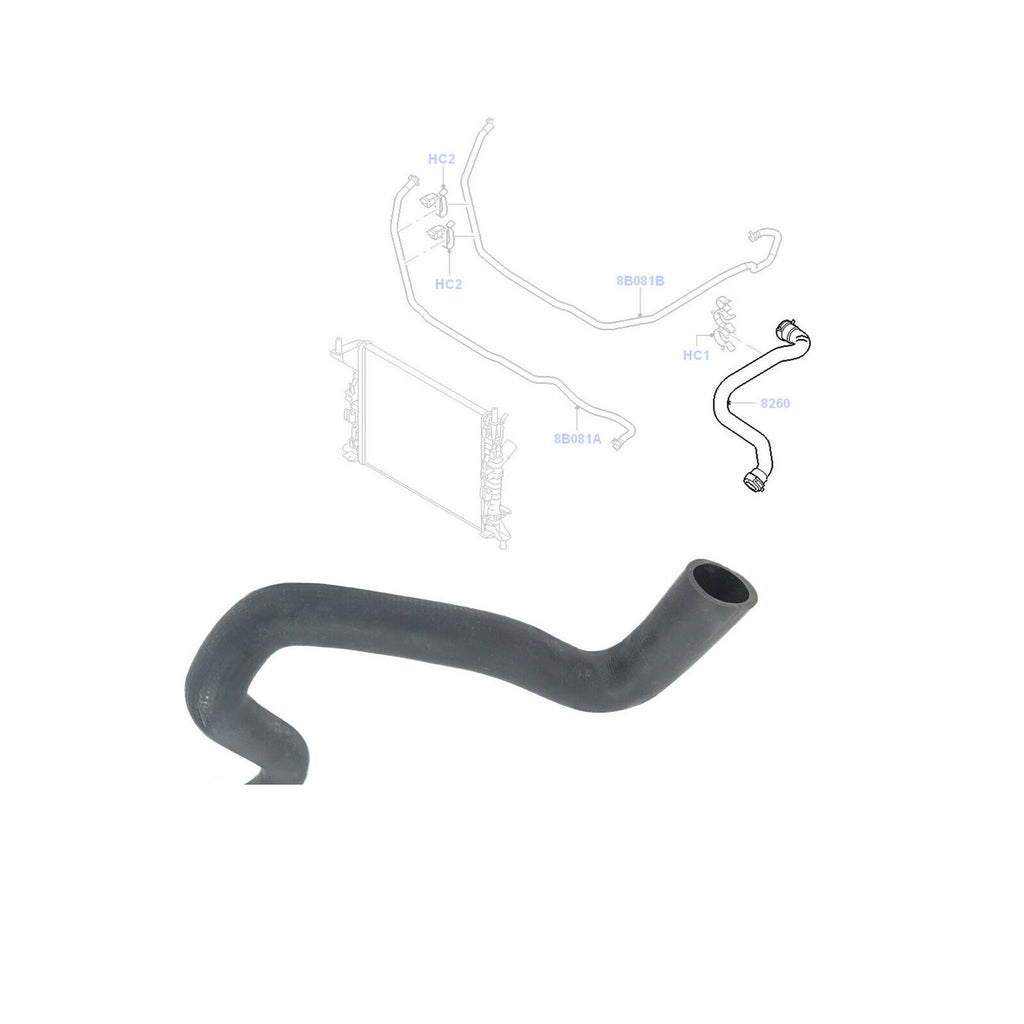 Radiator Hose Pipe Line Fits Ford Focus C-MAX 2003 to 2012 1520851 3M5H8260BK