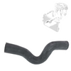 LOWER RADIATOR HOSE PIPE FITS VW TRANSPORTER T5 2.5 TDI 2003 to 2010, 7H0121051D