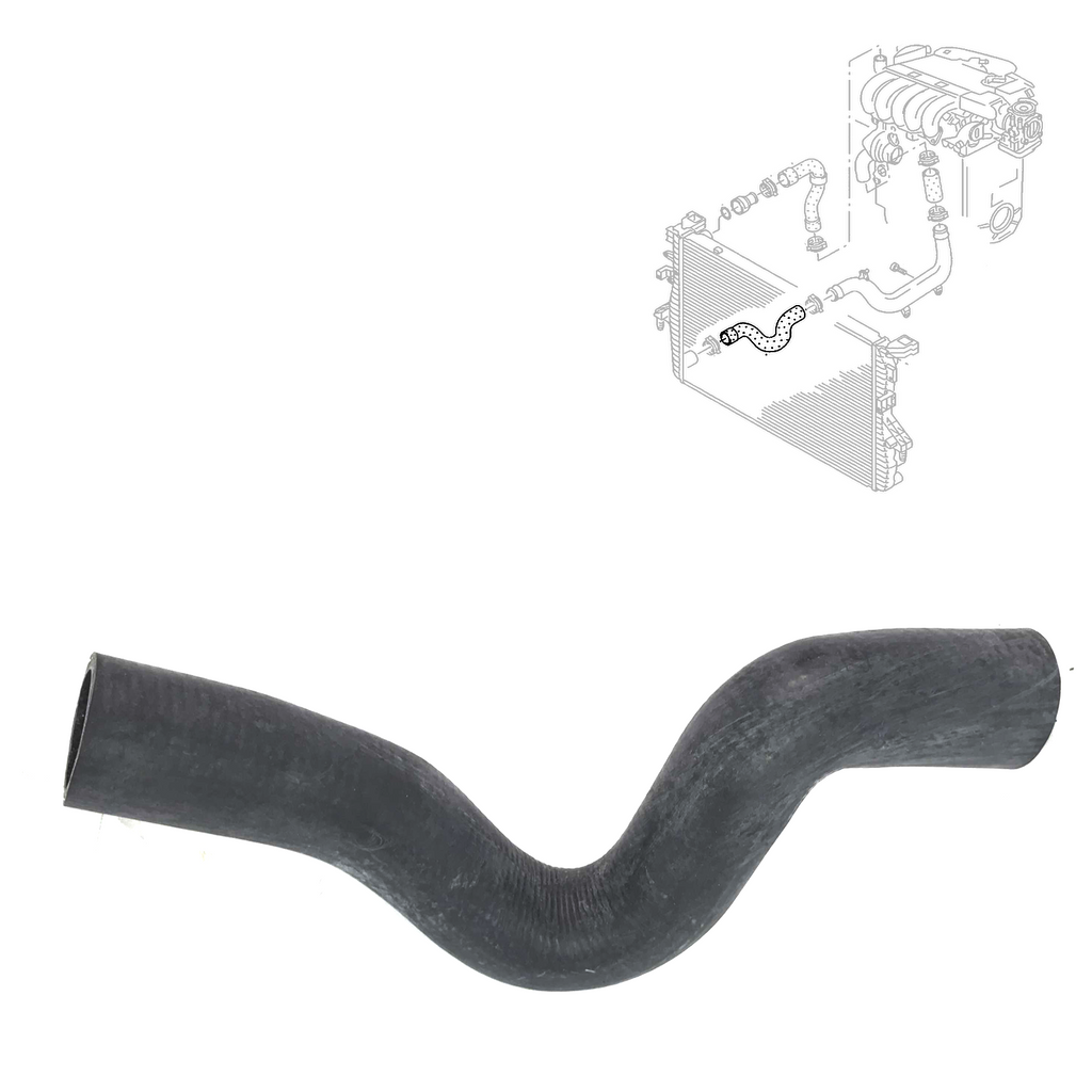 LOWER RADIATOR HOSE PIPE FITS VW TRANSPORTER T5 2.5 TDI 2003 to 2010, 7H0121051D
