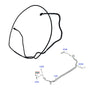FUEL HOSE PIPE FUEL LINE FITS HYUNDAI i20 313104P050