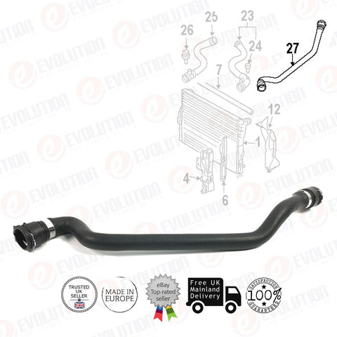 EXPANSION TANK RADIATOR HOSE FITS BMW X3-2.5 i-3.0 i E83 2004-2006 , 11533400205