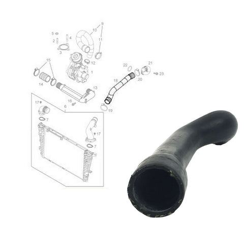 Charger Intake Upper Hose Fits Vauxhall Opel Astra MK5 2004 to 2010 6302613