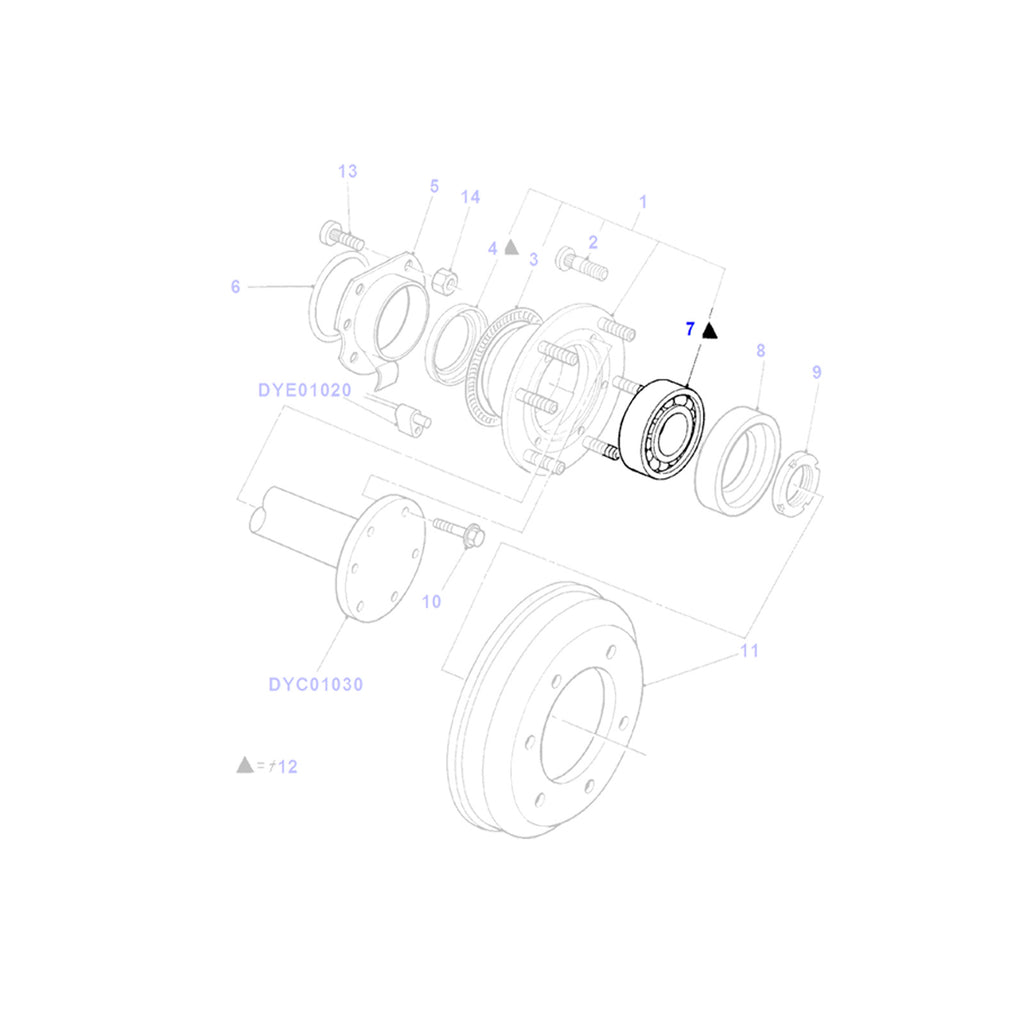 Ford Transit Mk3 Mk4 Mk5 1985 to 2000 Fits Rear Wheel Bearing   92VX1A049BA