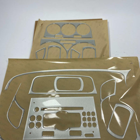 BRAND NEW OPEL CORSA D ALUMINIUM DASHBOARD PROTECTOR COVER 2007 ONWARDS 14 PCS