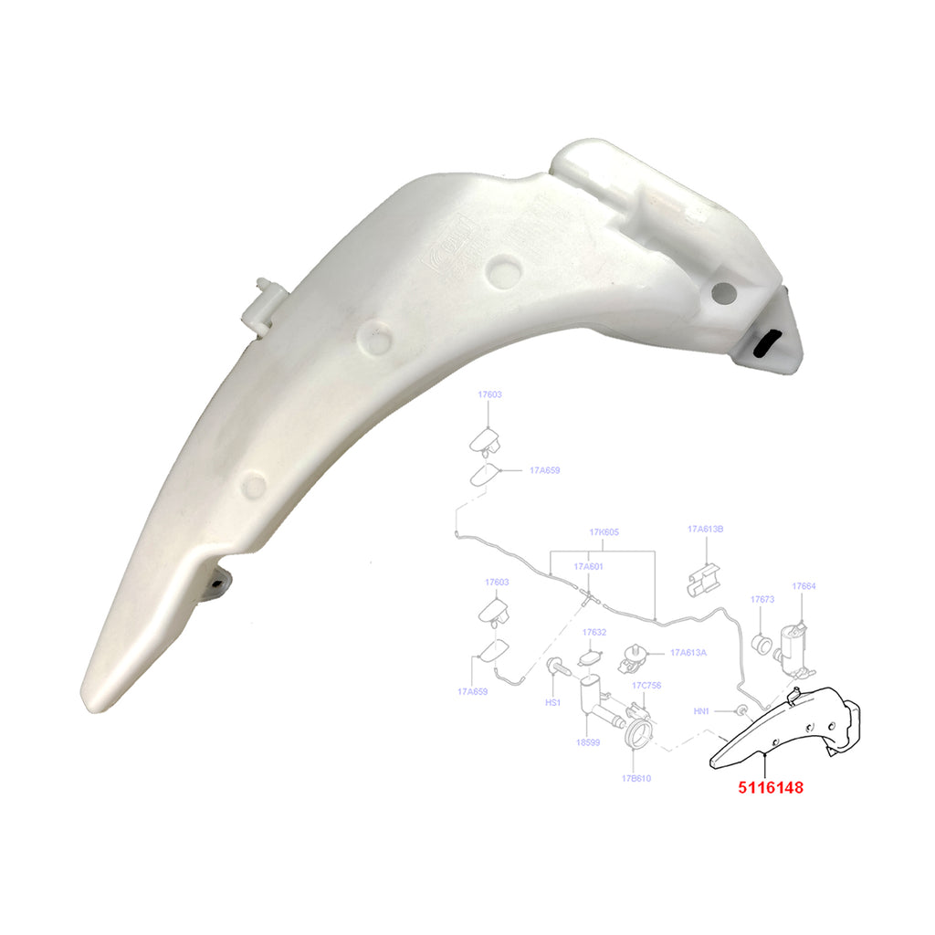 Ford Transit Connect Windscreen Washer Reservoir Tank 2003 to 2012  5116148