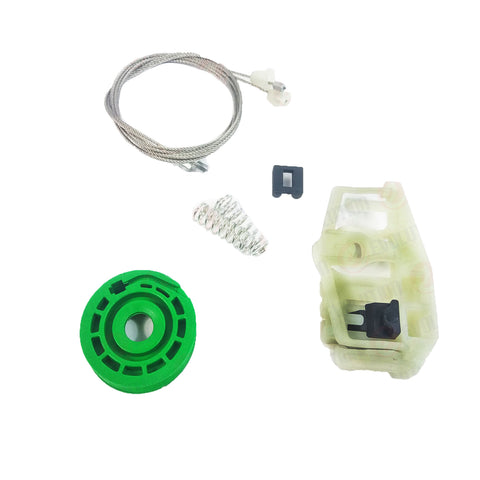 Rear Left Passenger Side Window Regulator Repair Kit 6 Pcs Fits Bmw E90