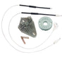 Rear Right Driver Side Window Regulator Repair Kit 6 Pcs Fits Renault Megane