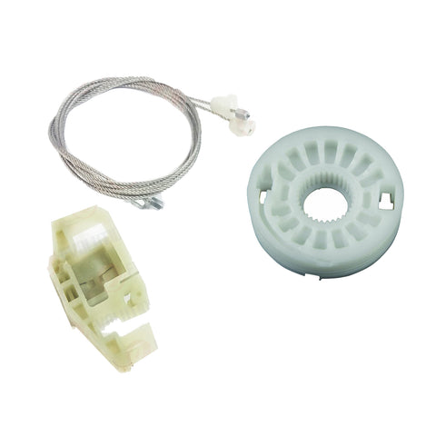 Rear Right Driver Side Window Regulator Repair Kit 4 Pcs Fits Citroen C3