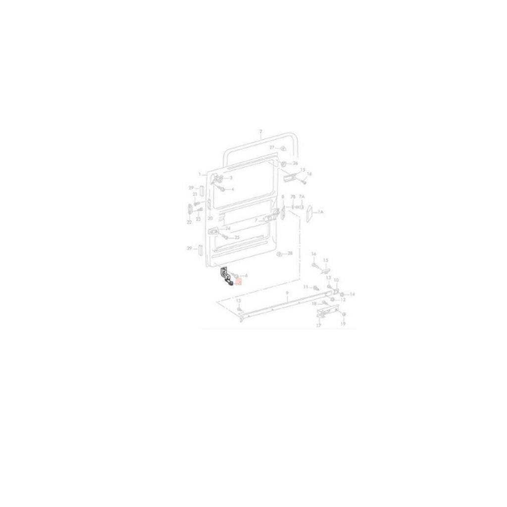 Right Sliding Door Lower Roller Guide Fits Mercedes Sprinter Vw Lt MK2 95 to 06