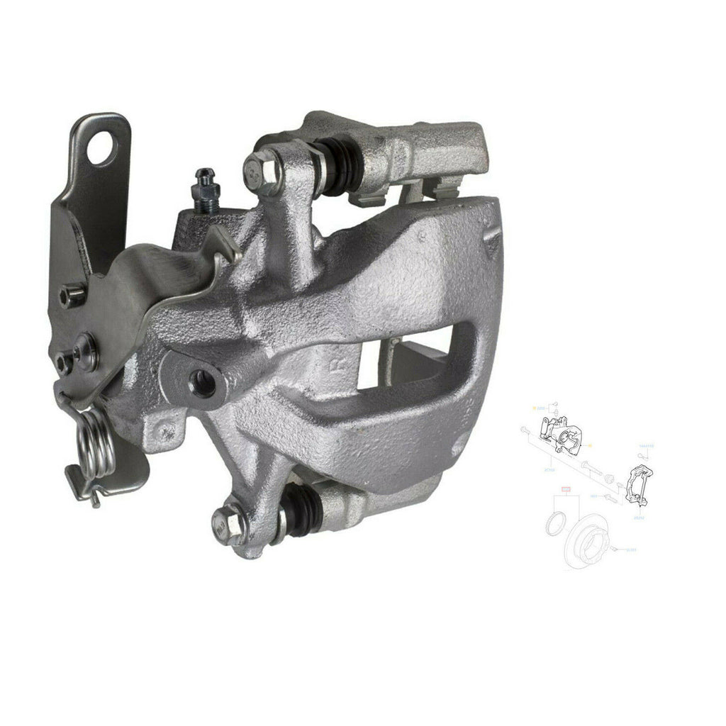 Rear Right Brake Caliper Fits Ford Transit Mk7 2006 to 2013  1371407  1521632