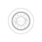 Toyota Land Cruise Rear Brake Discs 2x 2009 Onwards 4243160311