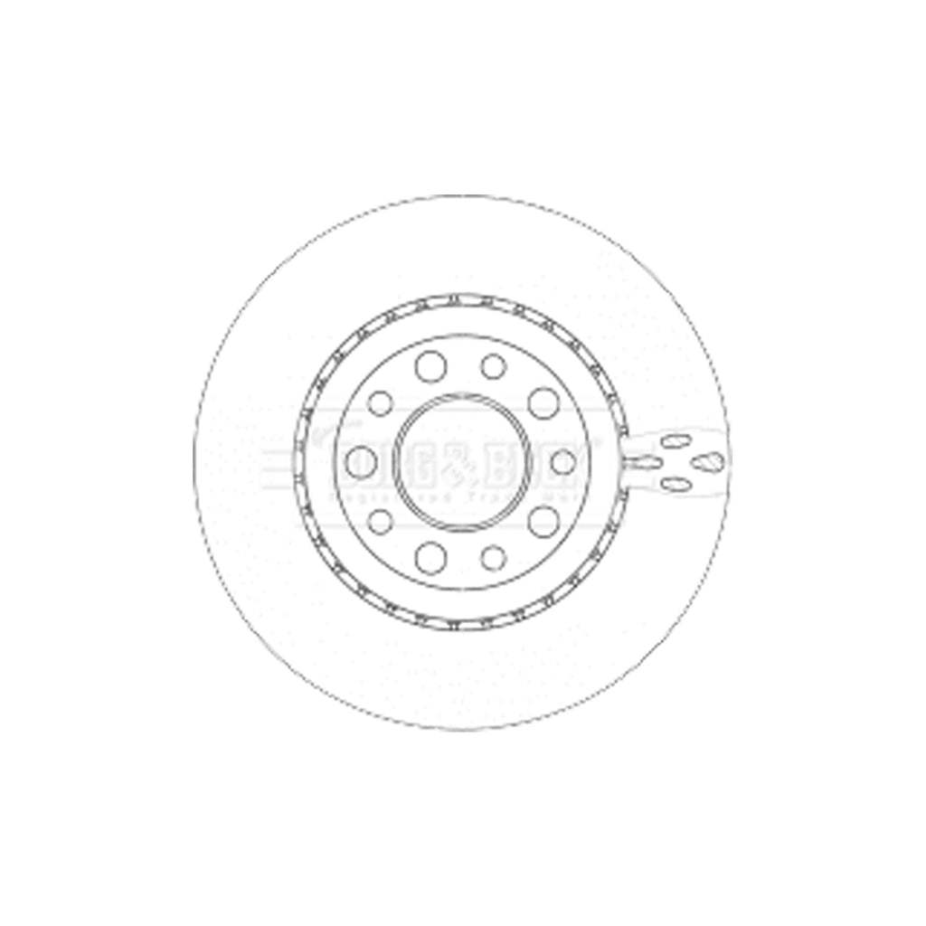 Alfa Romeo 159 Brera Rear Brake Discs 2x 2005 to 2011 51760274