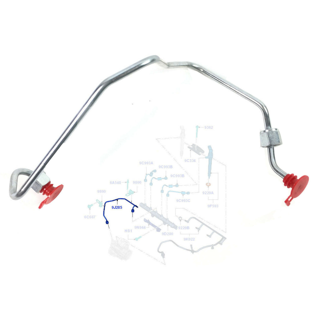 Fuel Raill Supply Tube Fits Ford Transit 2014 to 2016 2073162 1717653