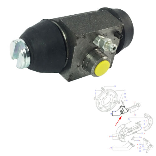FRONT LEFT WHEEL BRAKE CYLINDER FITS FORD TRANSIT MK3, P 100, 6150112