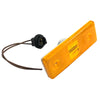 Led Amber Side Marker Light Indicator Lamp with Wiring Loom No Bulb 12V 24V Fits Trailer Truck Lorry