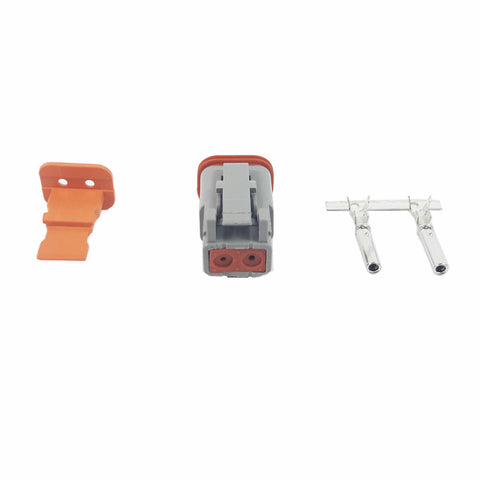 CONSTRUCTION MACHINES, VEHICLE DEUTSCHE TYPE PLUG 2 PINNED HARNESS LOOM 