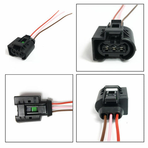 Construction Heavy Duty Vehicle Injector Wiring Harness Loom 3 Pin Connector