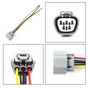 TOYOTA / HONDA EXTENSION PLUG WIRING HARNESS LOOM 5 PIN CONNECTORS