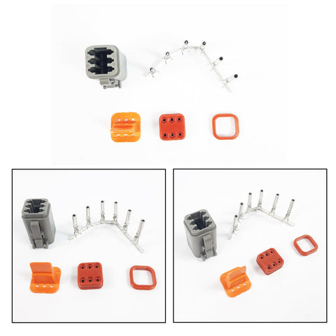 Construction Heavy Duty Vehicle Harness  Loom 6 Pin Connector Female