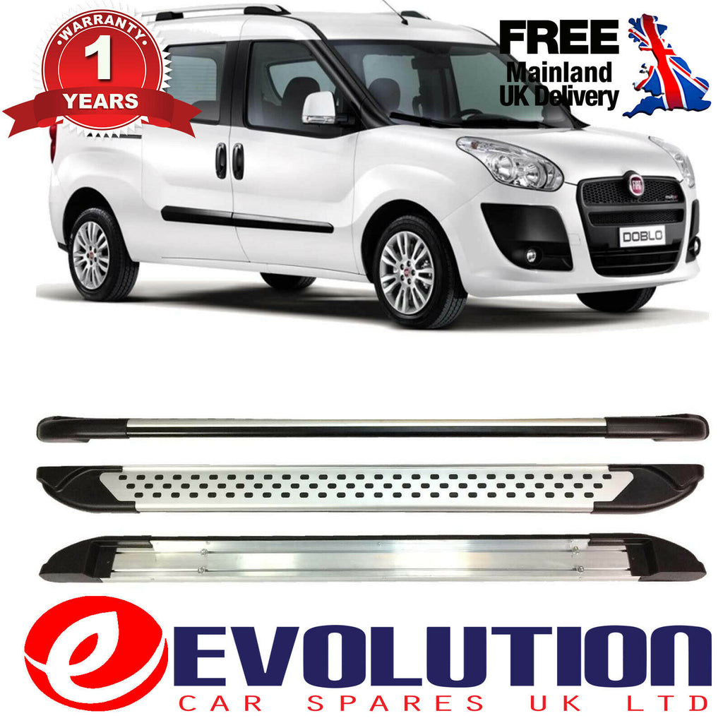 VAUXHALL COMBO ALUMINIUM SIDE STEPS RUNNING BOARDS 2010 ONWARDS