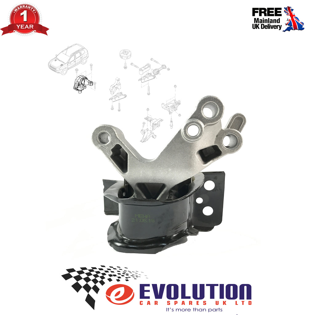RIGHT SIDE ENGINE MOUNTING FITS RENAULT CLIO, DACIA DOKKER, DUSTER 113755975R