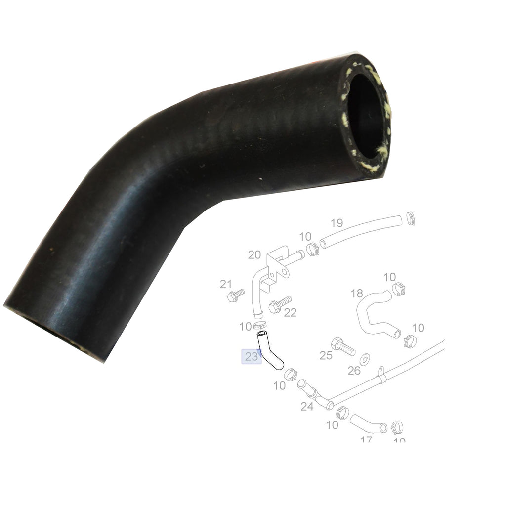 Genuine Radiator Coolant Hose Fits Vauxhall Astra MK5 1.7 2004 Onwards 97363875