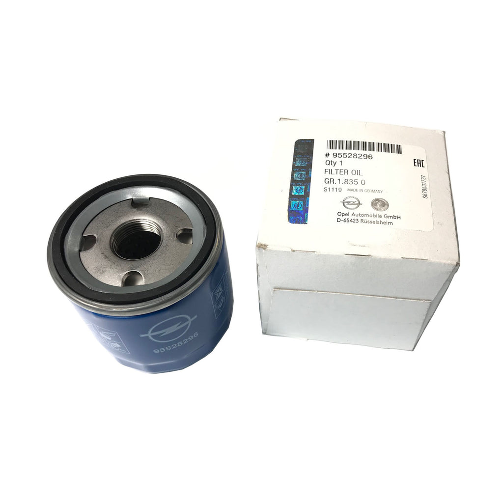 GENUINE VAUXHALL ADAM ASTRA CORSA INSIGNIA VIVA OIL FILTER, 95528296	