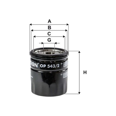 Ford Transit Custom Engine Oil Filter 2.0 EcoBlue 2015 Onwards 2007929