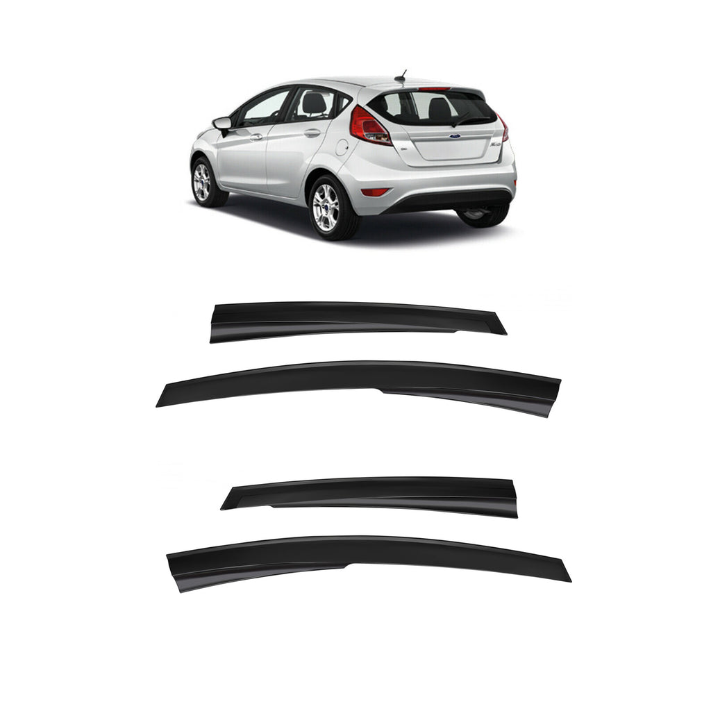 Ford Fiesta Wind Rain Smoke Deflectors Sunplex 4 Pcs 2010 to 2015 SP-S-017
