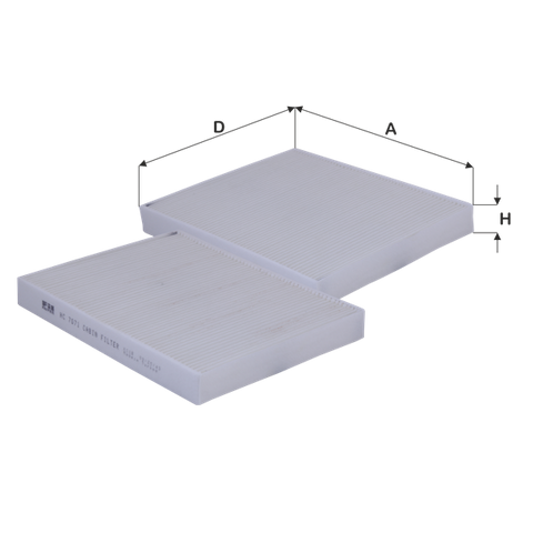 Cabin Filter fits Audi and VW