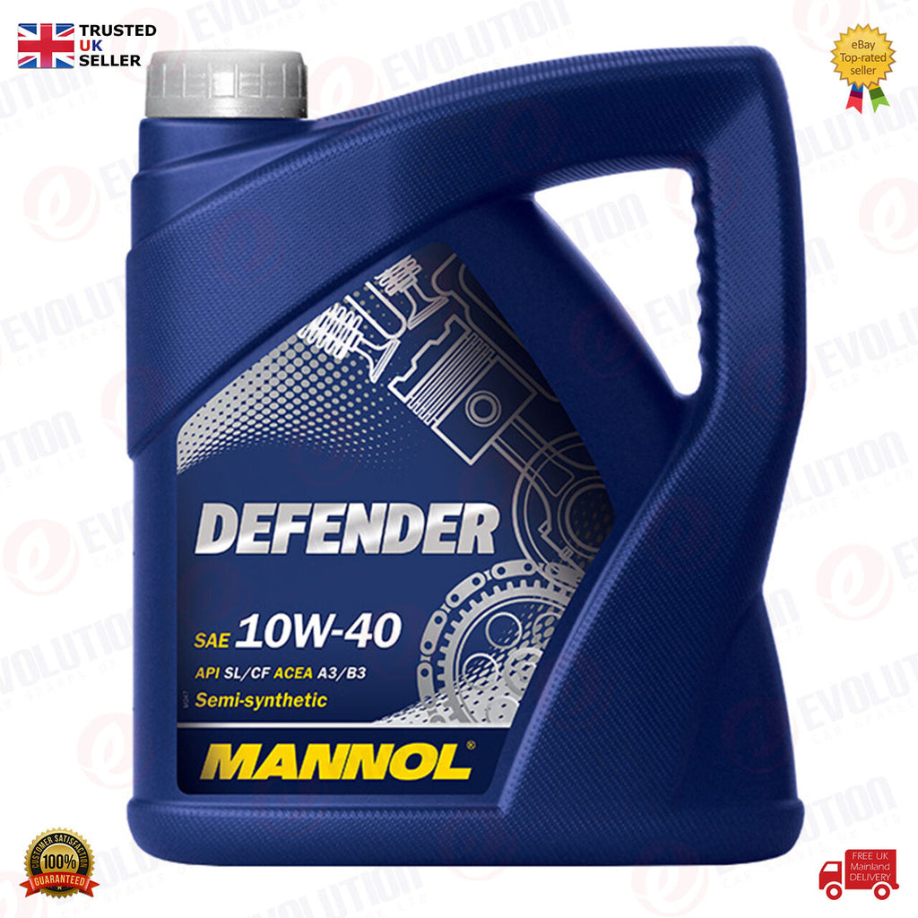 MANNOL DEFENDER 10W-40 SEMI SYNTHETIC ENGINE OIL 5L