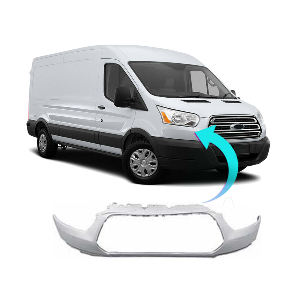 Ford Transit 2014 Fits Front Bumper Upper Section Primed BK3117F003AGXWAA