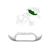 Ford Transit 2014 Fits Front Bumper Upper Section Primed BK3117F003AGXWAA