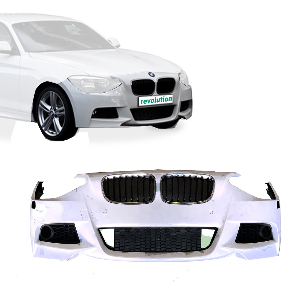 Genuine BMW 1 Series F20 M Package 2012 to 2015 Front Bumper With Fog