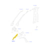 Front Wing Strap Lower Left Fits Ford Transit Mk7 BC1116E104AA