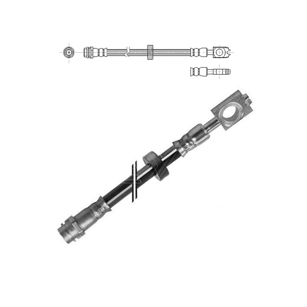 Vw Golf Mk4 Front Brake Hose Bora 97 to 05 1J0611701