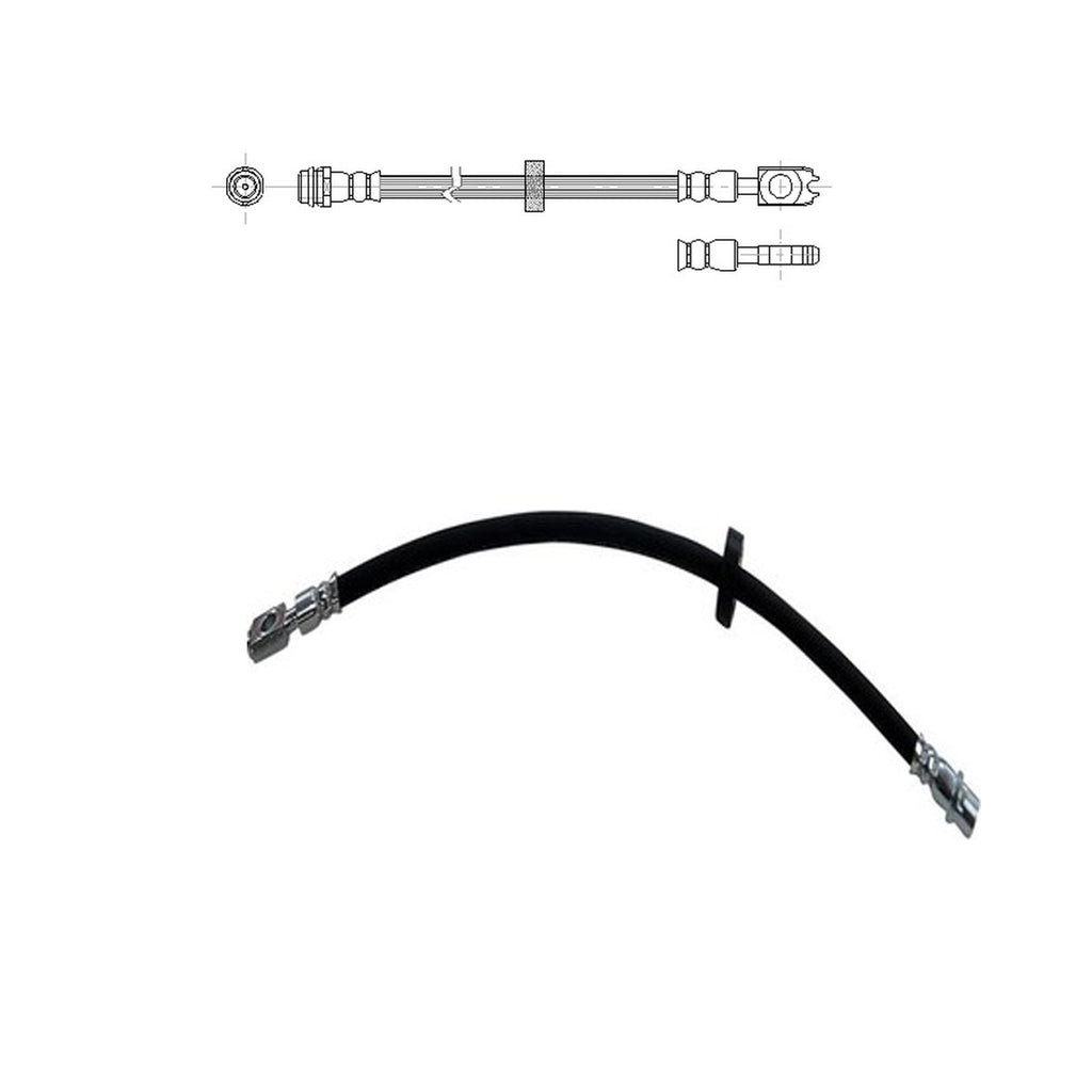 Vw Golf Mk4 Front Brake Hose Bora 97 to 05 1J0611701