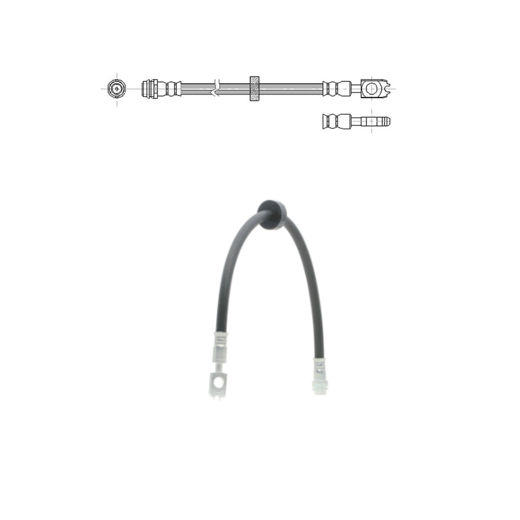 Vw Golf Mk4 Front Brake Hose Bora 97 to 05 1J0611701