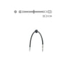 Vw Golf Mk4 Front Brake Hose Bora 97 to 05 1J0611701