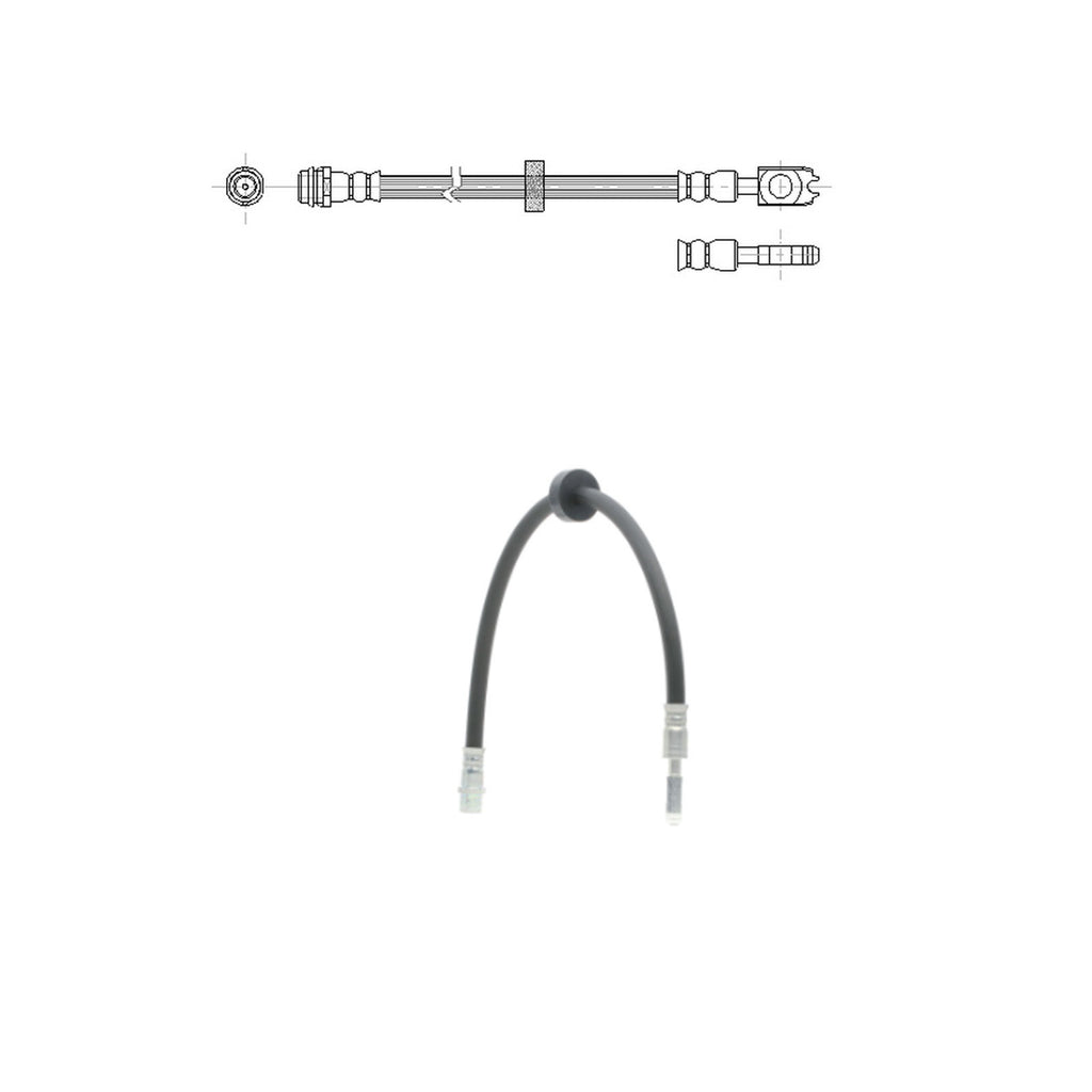 Vw Golf Mk4 Front Brake Hose Bora 97 to 05 1J0611701