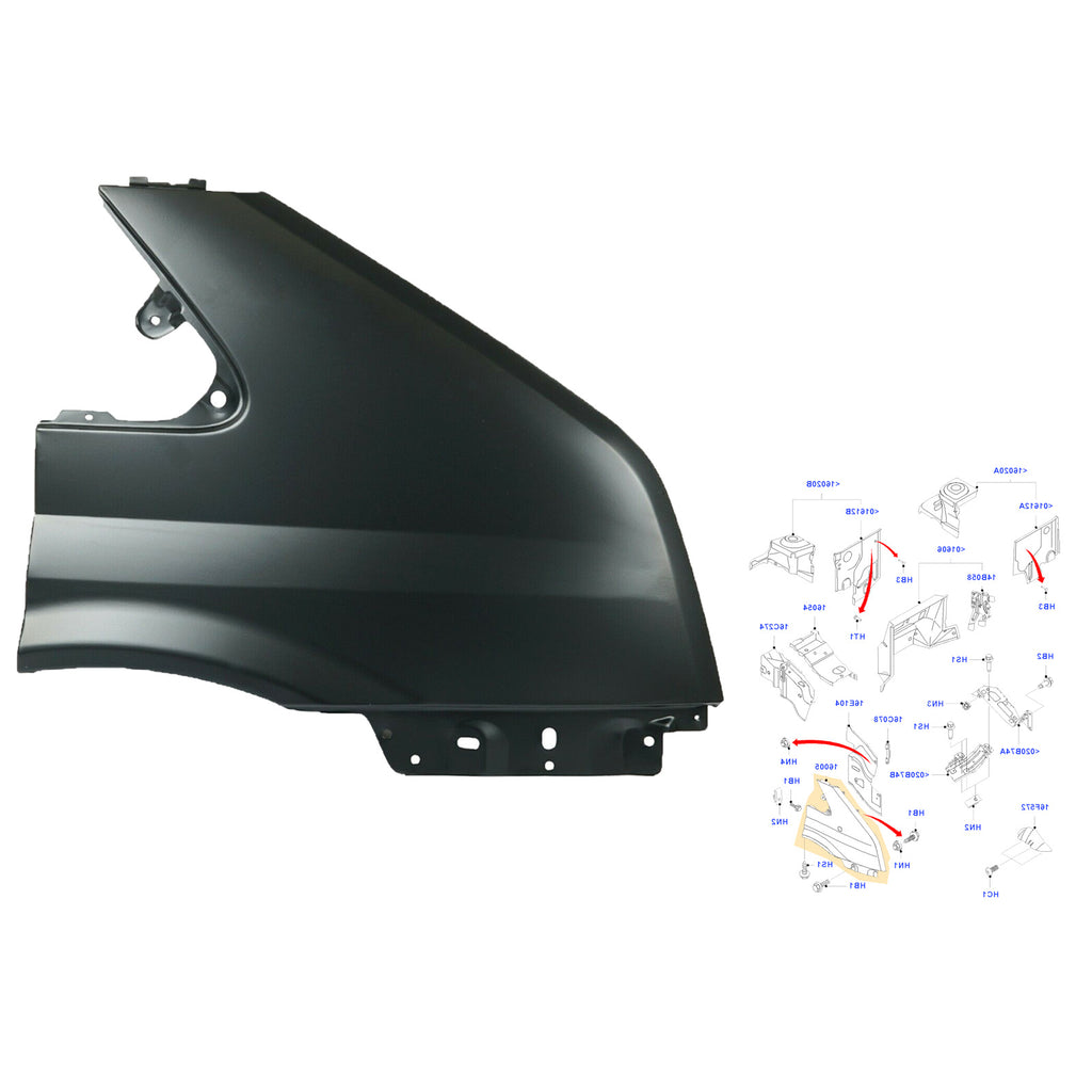 Ford Transit 2006 to 2014 1560697  8C1116015AA Front Right Wing Panel